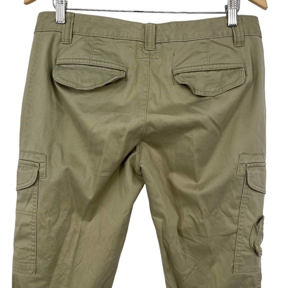 Gap Cadet Cargo Khaki Pants Light Olive Green 8 - Picture 6 of 11